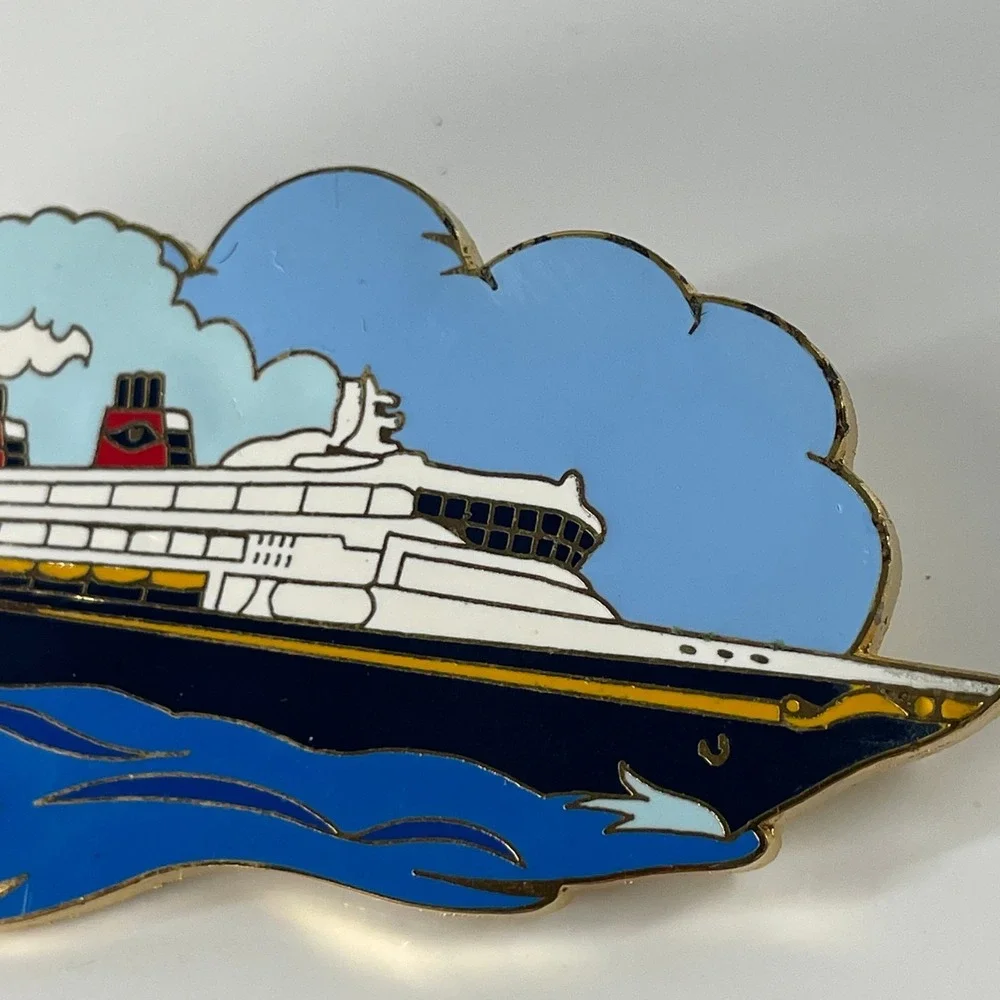 Disney Cruise Line Pin Lot Mickey Mouse 2000 Ship Logo Enamel Trading Pins 3pc